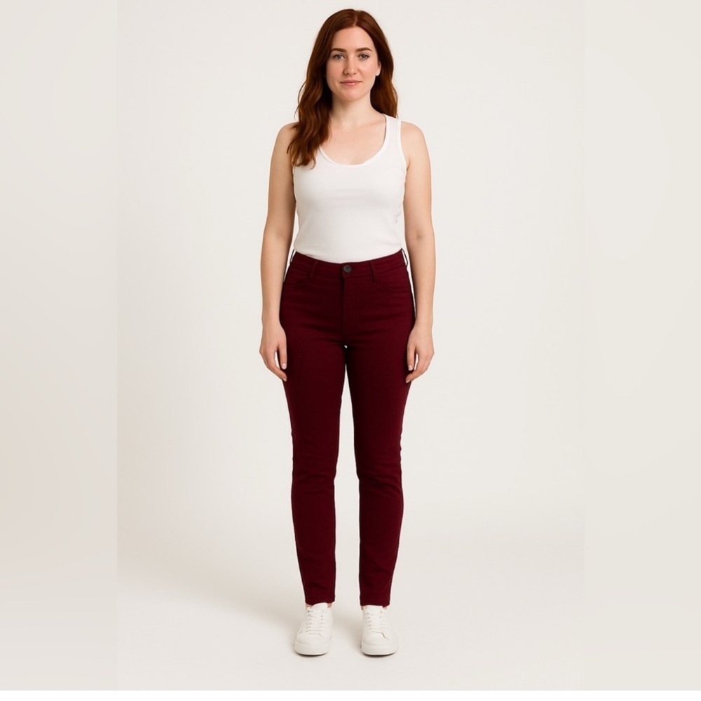 love, Fire Women's Burgundy Skinny Jeans